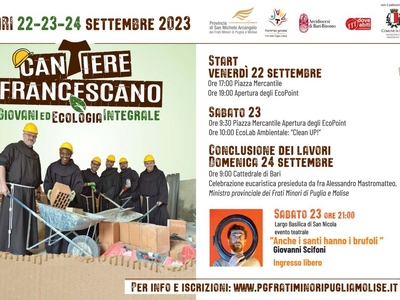 A Bari la prima edizione di “Cantiere Francescano”. È tempo di ecologia integrale