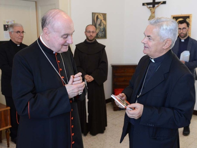 Card. Comastri Ordinazione presbiterale e incontro FOPE